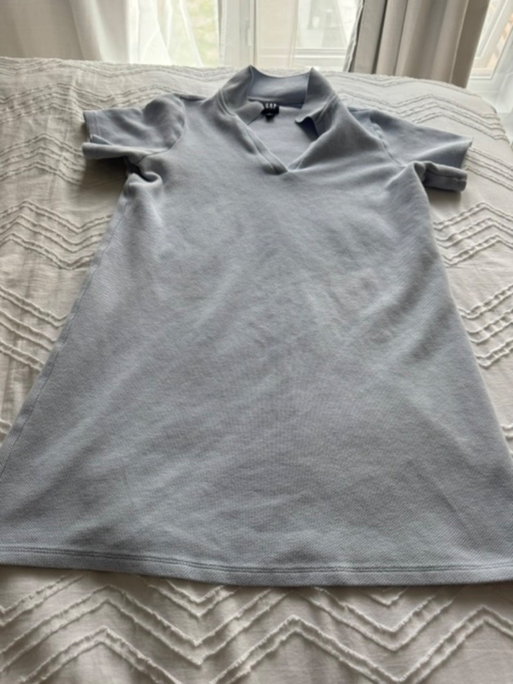 GAP Polo Mini Dress - Blue - Size M